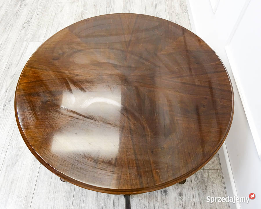 Stylowa ŁAWA angielska Chippendale Okrągła Ława Kalisz