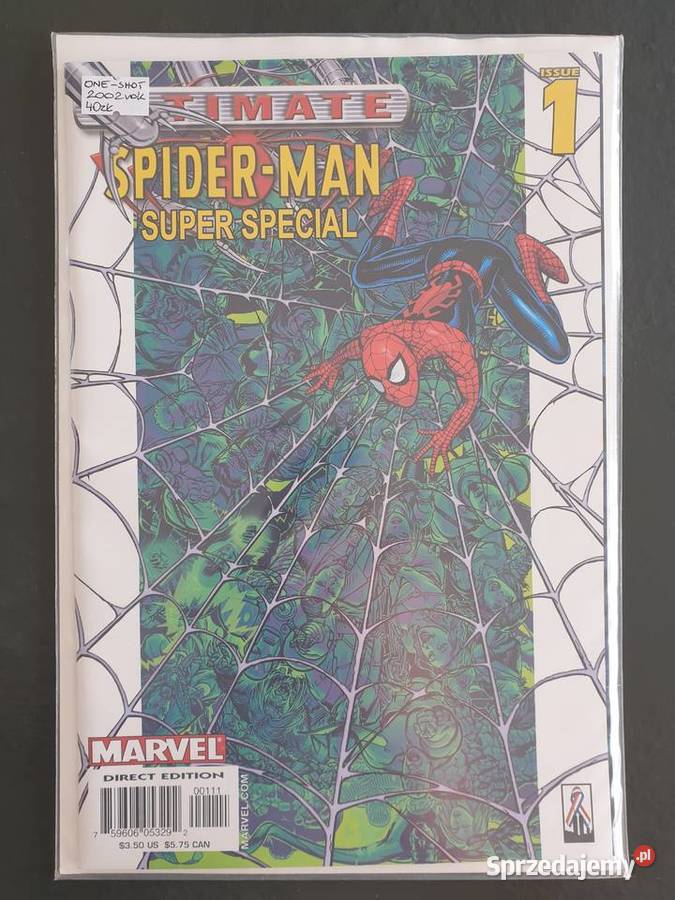Ultimate SpiderMan Super Special oryginalny Rok wydania 2002 pomorskie Gdynia