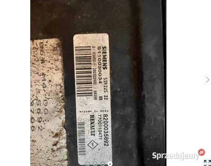 Sterownik silnika Siemens Renault Megane I Ostrów Wielkopolski