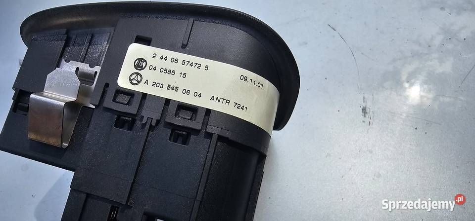 Włącznik swiateł mercedes w203 2035450604 Zbąszyń sprzedam
