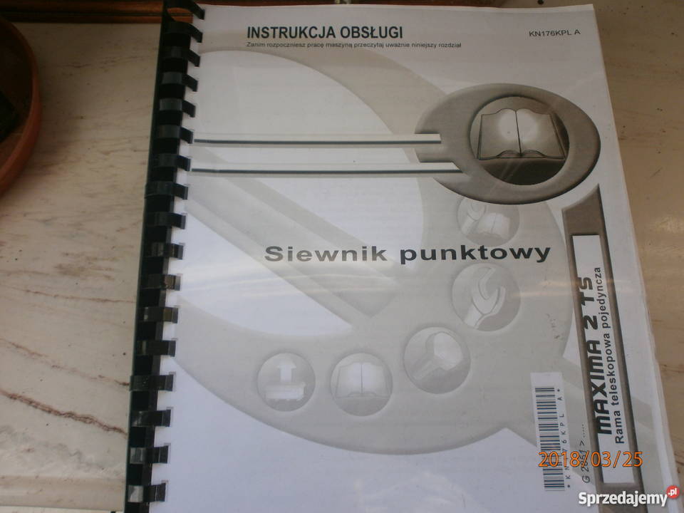 instrukcja obsugi kuhn maxima 2 Rolnictwo Radomyśl Wielki