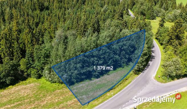 Duża działka budowlana Podhale 15 Zakopane 289zł/m2 małopolskie Bańska Niżna