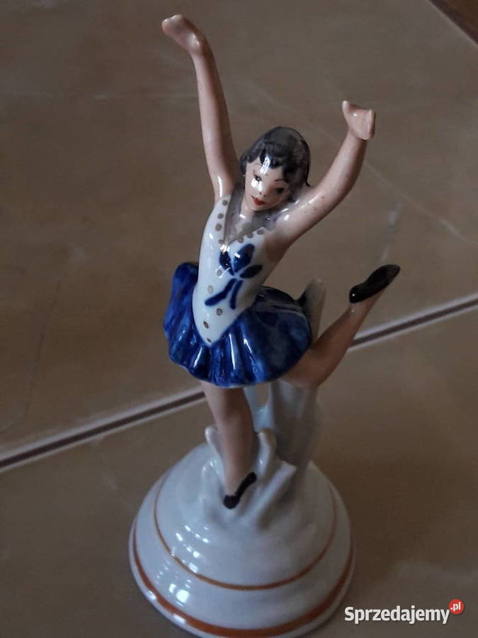 Porcelanowa baletnica w stylu art deco Zygmunt Janów Lubelski