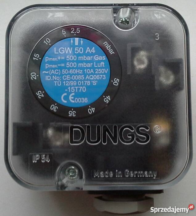 Czujniki ciśnienia DUNGS GW 50 A4 LGW 50 A4 Pozostałe sprzedam