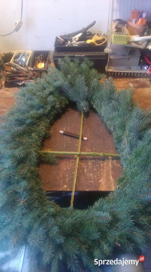 Podkłady pod wieńce pogrzebowe żywe sosnaświerk lubuskie Gorzów Wielkopolski