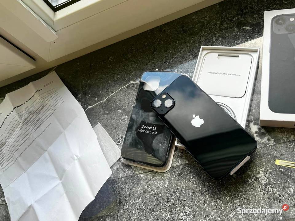 Nowy iPhone 13 czarny Łańcut
