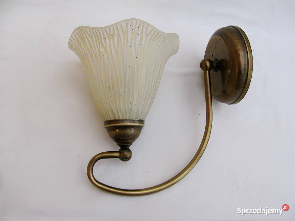kinkiet mosiądz stylizowany V Szczecinek