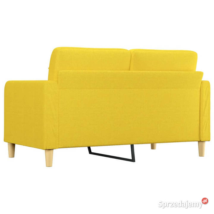 Sofa 2osobowa jasnożółta 140 tapicerowana Warszawa