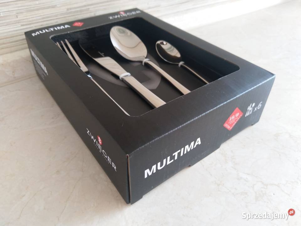 NAJTANIEJ Zestaw Stołowy Sztućców Multima 24el śląskie Zabrze