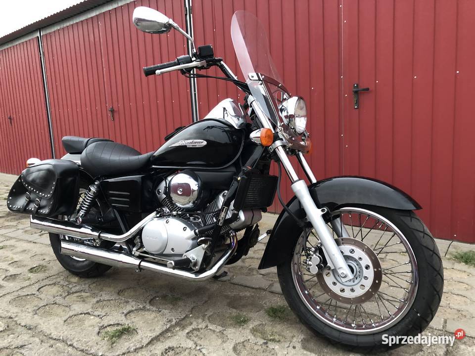 Honda Shadow VT 125 C Piękna NOWA tłumik SILVER Żyrardów
