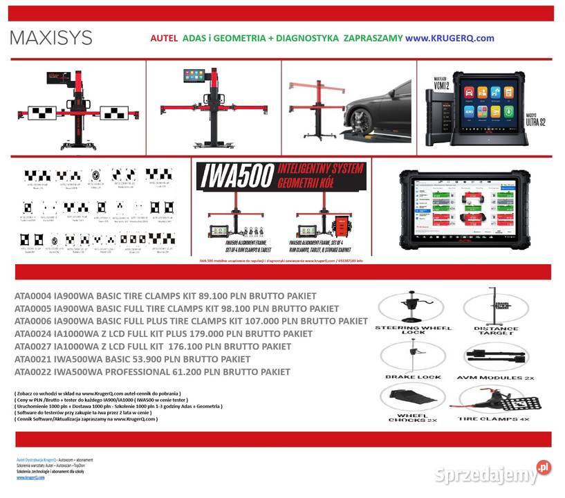 Autel iwa500 3D MaxiAlign IWA500 Profesisional Bielsko-Biała