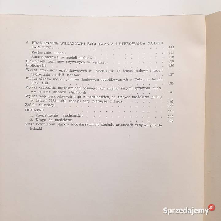 Modele jachtów żaglowych Osięciny