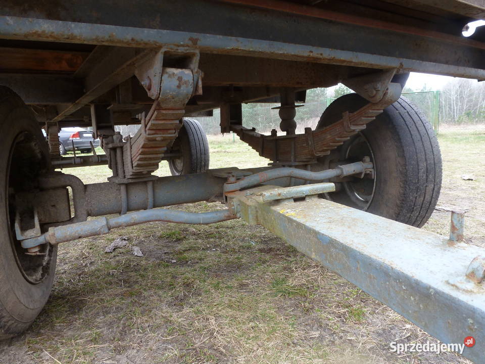 Przyczepa rolnicza dwuosiowa niska Rudnik nad Sanem