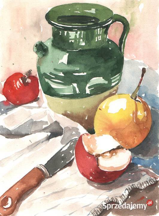 OBRAZ martwa natura akrylolejOWOCE dolnośląskie Gryfów Śląski