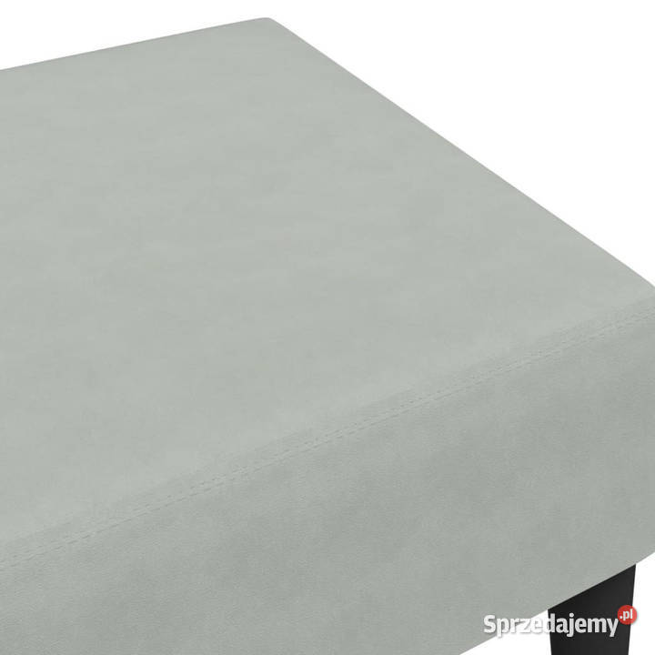 Podnóżek jasnoszary 77x55x31 aksamit WM379557