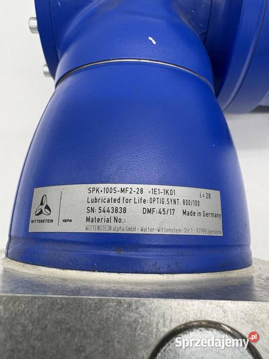 Wittenstein Alpha SPK 100SMF228 1E11K01 i28 Gear Pozostałe Warszawa