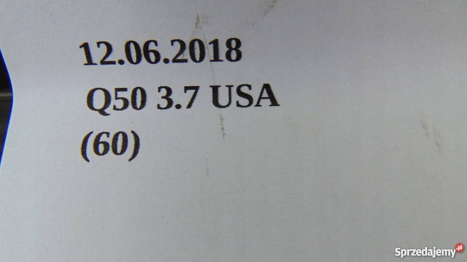 KONSOLA ŚRODKOWA PANEL PRZYCISKÓW INFINITI Q50 wielkopolskie sprzedam