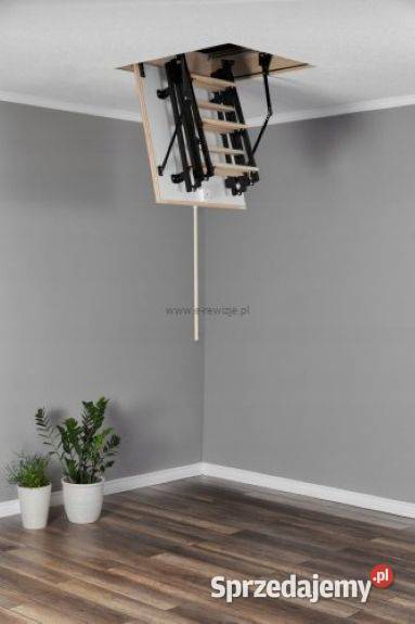 Schody strychowe metalowe 100x60 MINI TERMO Właz sprzedam