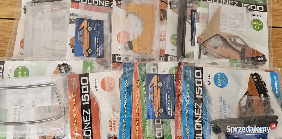 Polonez 1500 DeAgostini komplet gablota Staszów