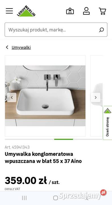 Umywalka sprzedam