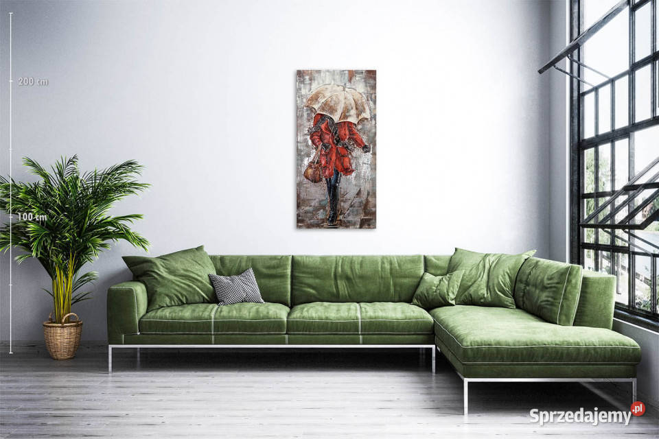 Obraz metalowy 3D LOFT DESZCZ 1 60x120 Obrazki i obrazy Obrazki i obrazy Chmielnik