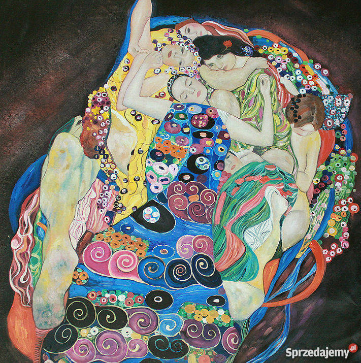 Obraz olejny Dziewica Gustav Klimt Prezent Warszawa sprzedam
