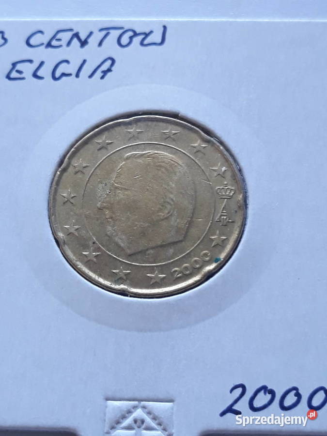 20 Eurocentów Belgia 200020032008 r Konin