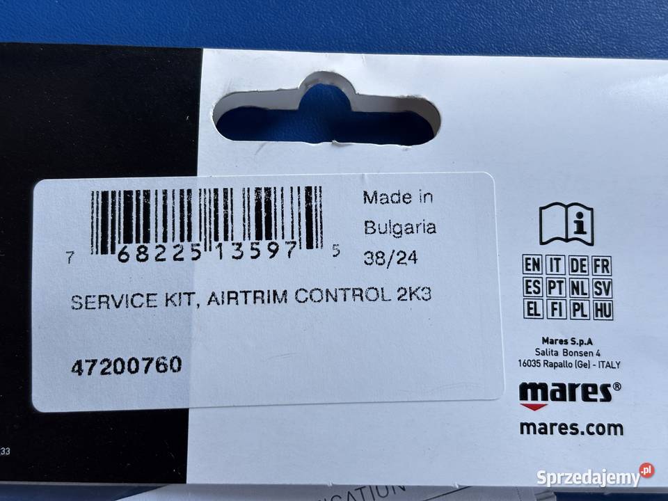 Kit serwisowy Airtrim Control 2K3 do Jacketów Bytom