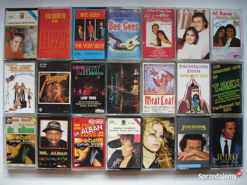 Oryginalne KASETY magnetofonowe Muzyka Zielona Góra