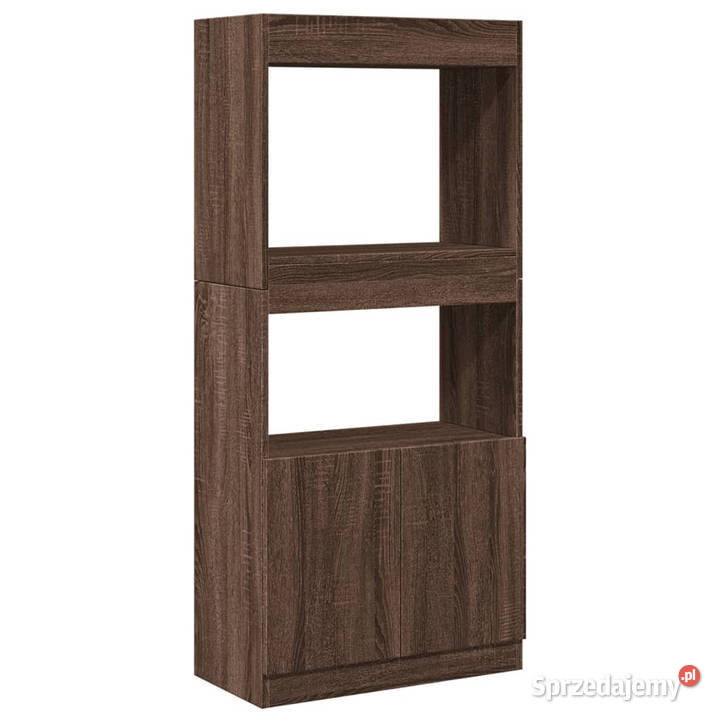 Wysoka szafka brązowy dąb 63x33x140 WM855112 Meble Warszawa sprzedam