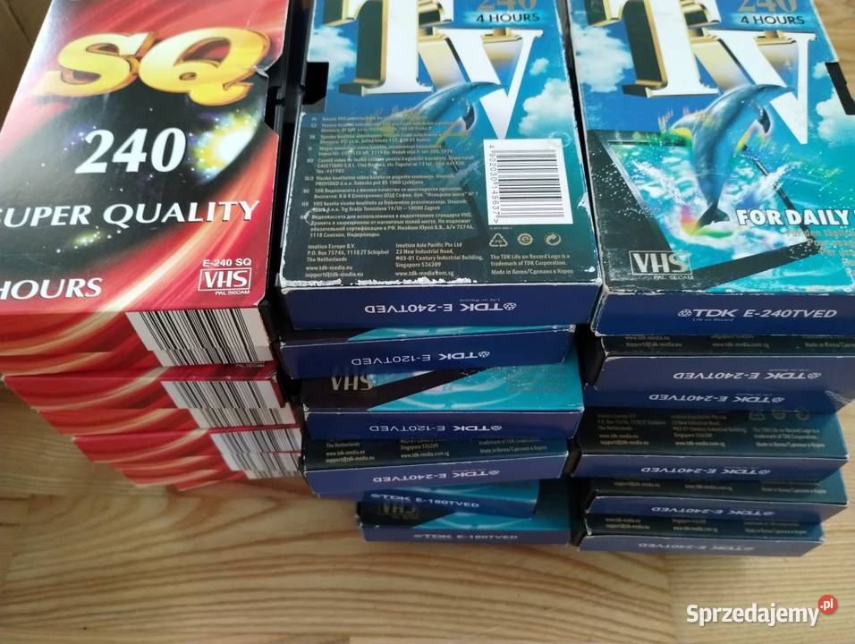 Kasety magnetowidowe VHS nagrane pakiet 149