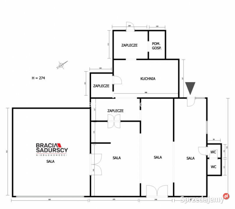 Sprzedam lokal 220m2 Kraków Kolista