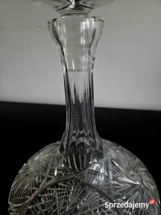Karafka kryształ vintage PRL wielkopolskie Poznań