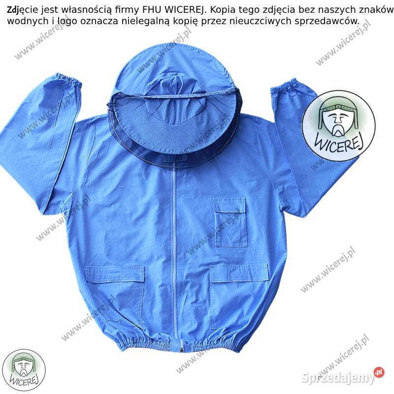 Bluza Pszczelarska z zamkiem z kapeluszem Jaśliska