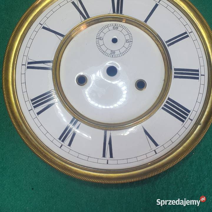 Biała tarcza porcelanowa 185 do zegara linkowego dolnośląskie Wrocław