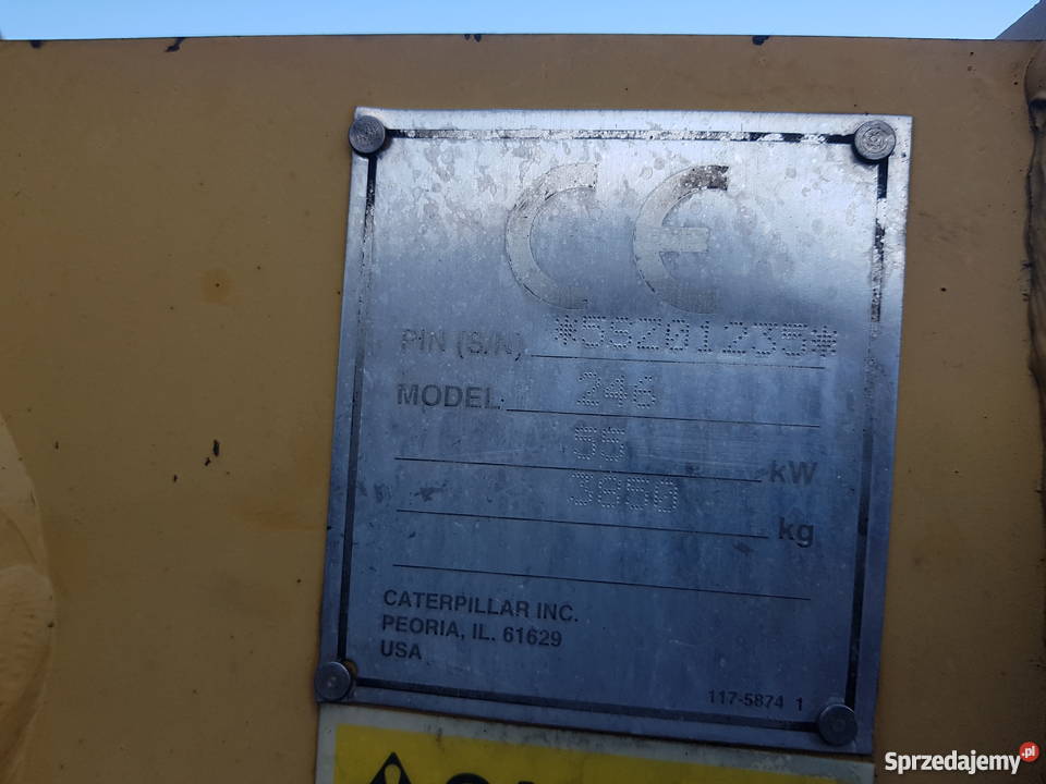Mini ładowarka CAT 246 małopolskie sprzedam