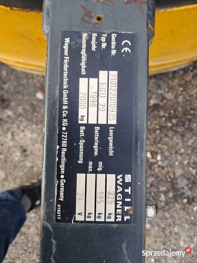 Paleciak elektryczny JCB Mogilno