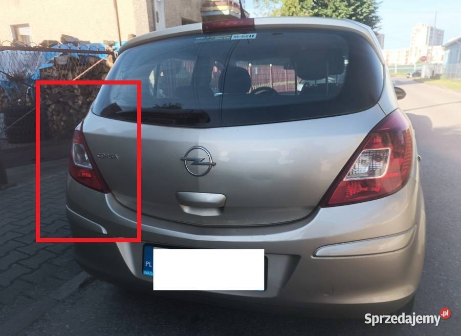Opel Corsa D lampa tylna lewa lewy tył 5D 5