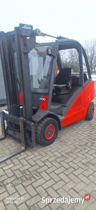 Linde H30 przesuw boczny wózek widłowy widlak Irządze