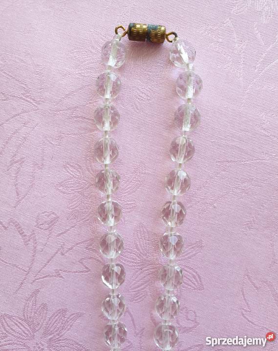 Długi naszyjnik z kryształków Kraków