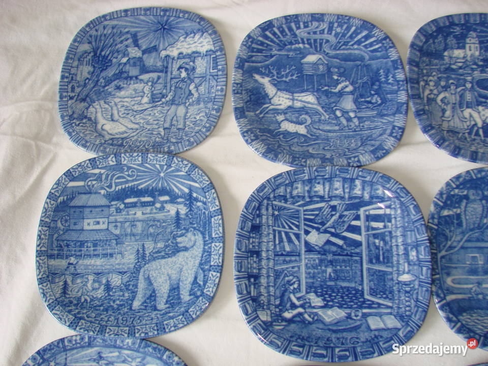 Rorstrand talerze świąteczne