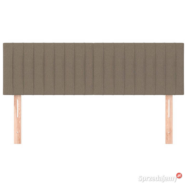 Zagłówki do łóżka 2 taupe 72x5x7888 tkanina Warszawa