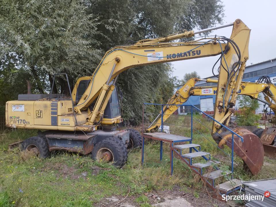 Syndyk sprzeda koparkę kołowe Komatsu PW170ES6K zachodniopomorskie Szczecin