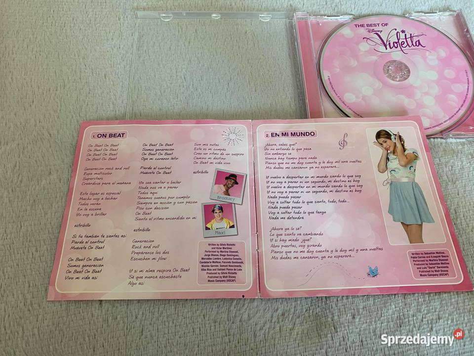 VIOLETTA Płyta z piosenkami The best of Violetta Jasło