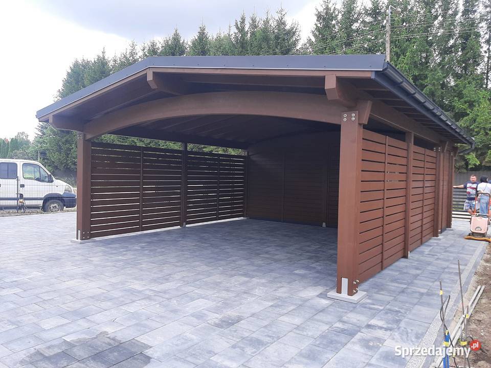 Wiata garażowa ITALIA 6x9M PT BSH Łącko