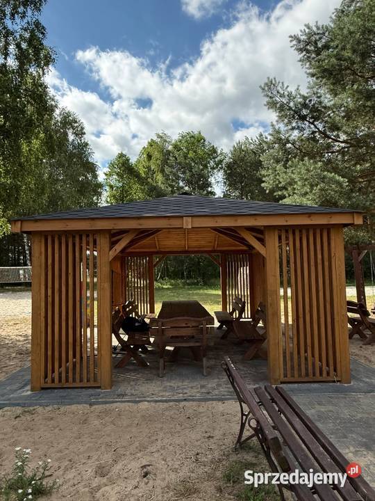 Nowoczesna altana ogrodowa drewniana 6x4 linea sprzedam