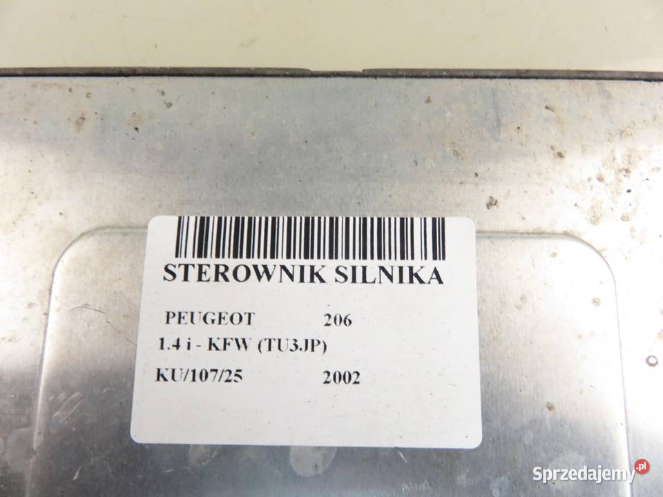 STEROWNIK PEUGEOT 206 14 75 KFW 9655004480 małopolskie