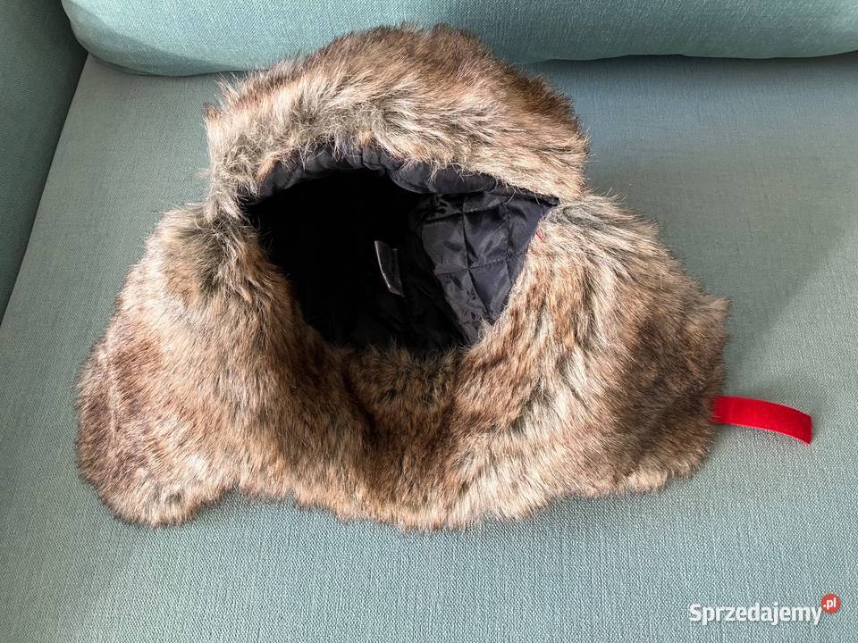 Nowa ciepła damska czerwona czapka uszatka Seger Nisko