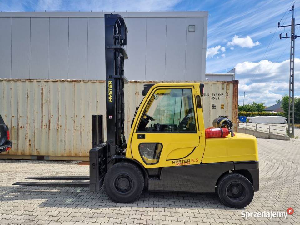 Wózek widłowy HYSTER H55FT LPG 55 tony małopolskie Stary Sącz