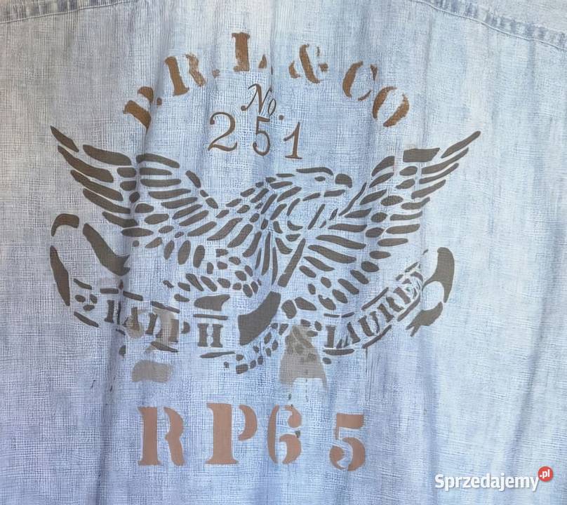 Ralph Lauren L piękna koszula niebieska jeans mazowieckie Warszawa